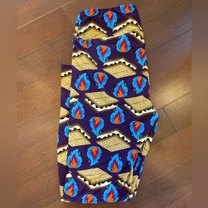 🔥Unicorn Lularoe Campfire and S’mores Leggings